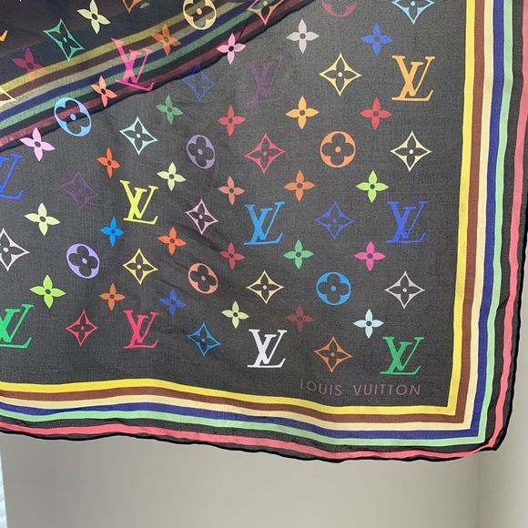 Louis Vuitton multicolor monogram bandana - Picture 10 of 16